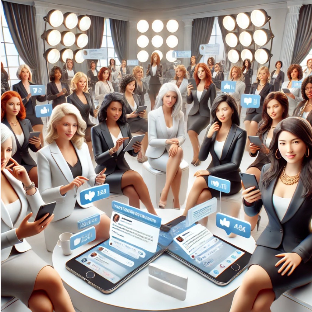 A room of women being discovered